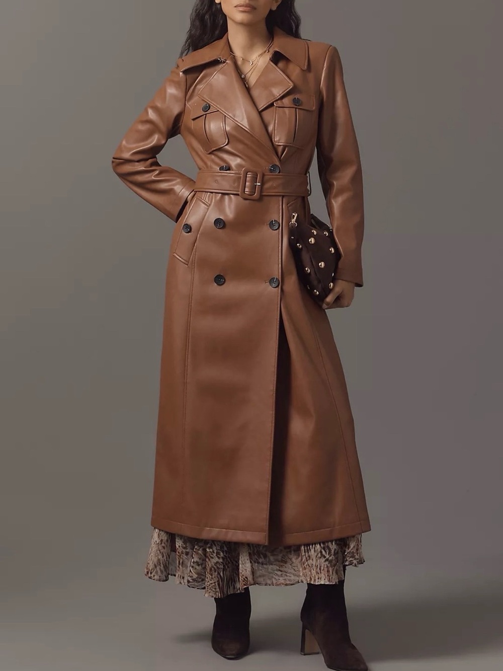 Avec Les Filles Maxi Trench Coat - New